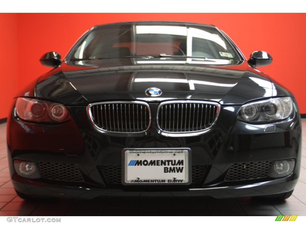 2008 3 Series 335i Coupe - Black Sapphire Metallic / Black photo #24