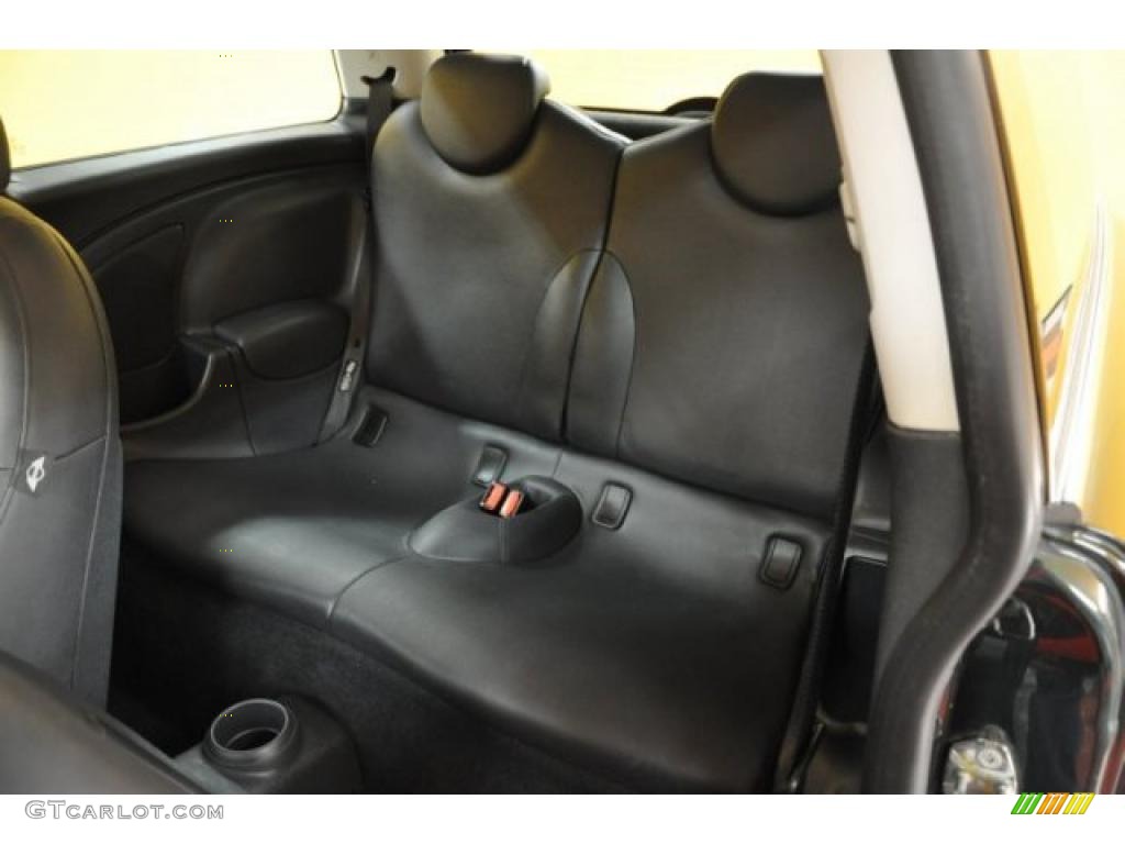 Panther Black Interior 2004 Mini Cooper Hardtop Photo #45896664