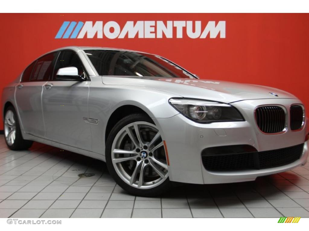 2011 7 Series 750i Sedan - Titanium Silver Metallic / Black photo #1