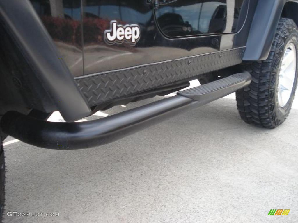 2004 Wrangler Rubicon 4x4 - Black / Dark Slate Gray photo #23