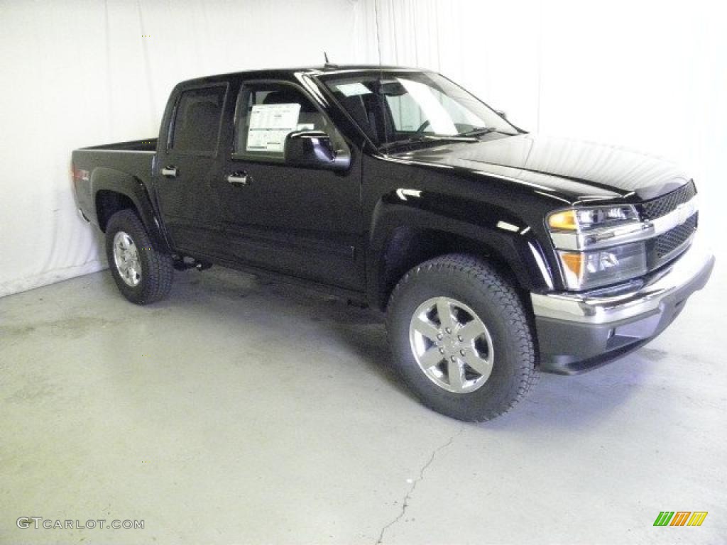 2011 Colorado LT Crew Cab 4x4 - Black / Ebony photo #1