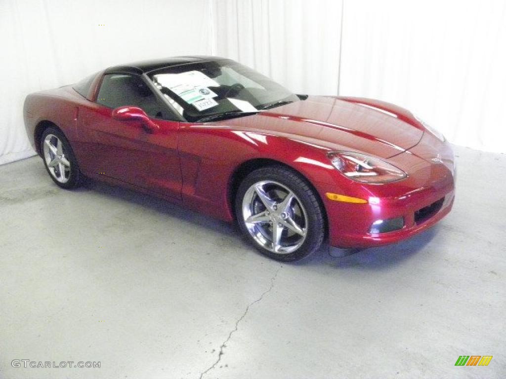 2011 Corvette Coupe - Crystal Red Tintcoat Metallic / Ebony Black photo #1