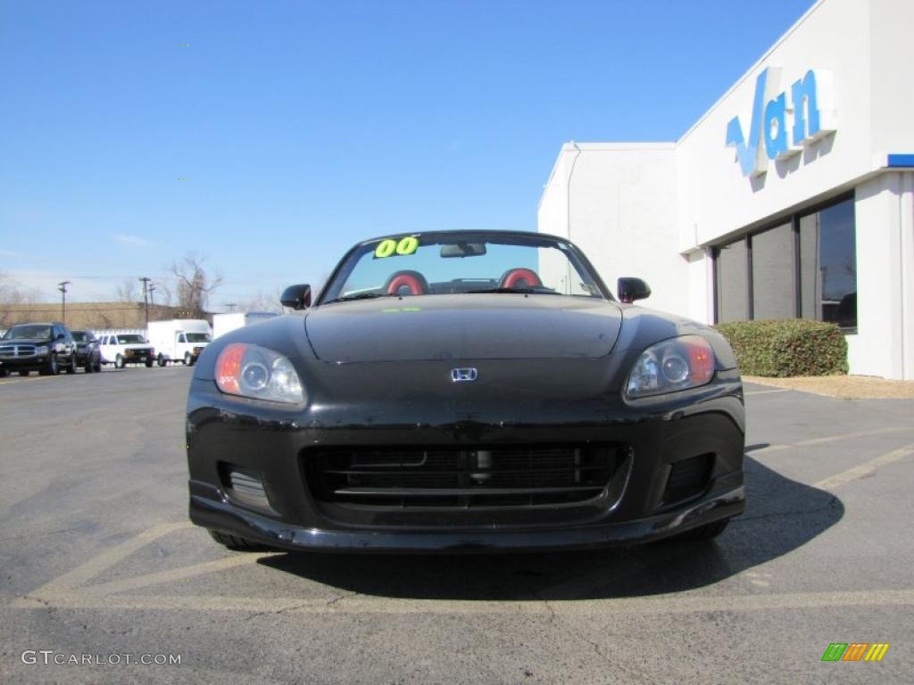 2000 S2000 Roadster - Berlina Black / Black/Red Leather photo #3
