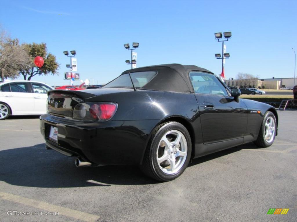 2000 S2000 Roadster - Berlina Black / Black/Red Leather photo #8