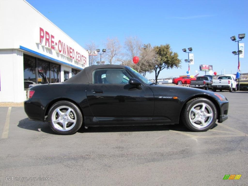 2000 S2000 Roadster - Berlina Black / Black/Red Leather photo #9