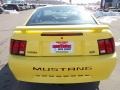2003 Zinc Yellow Ford Mustang V6 Coupe  photo #6