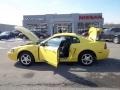 2003 Zinc Yellow Ford Mustang V6 Coupe  photo #34