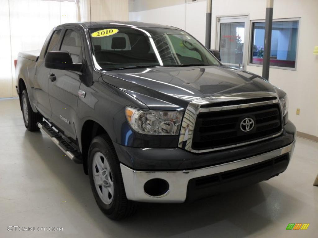 2010 Tundra Double Cab - Slate Gray Metallic / Graphite Gray photo #5