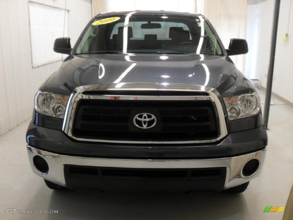 2010 Tundra Double Cab - Slate Gray Metallic / Graphite Gray photo #6