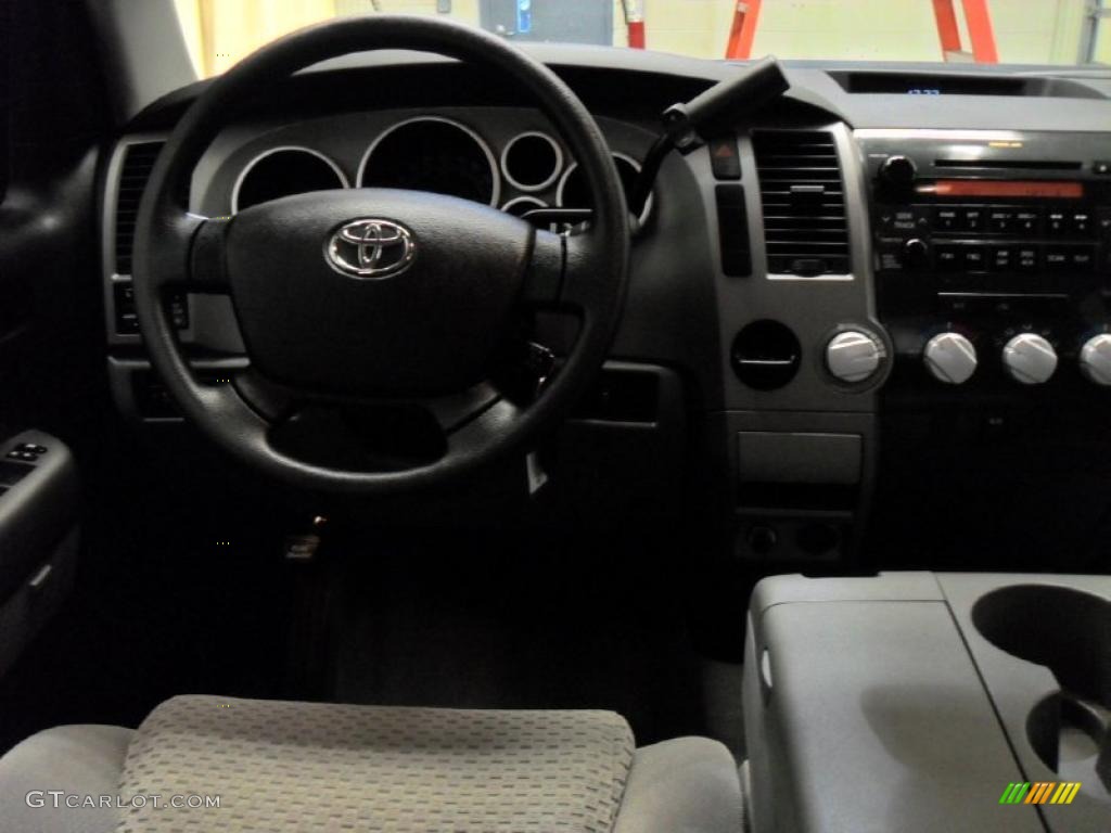 2010 Tundra Double Cab - Slate Gray Metallic / Graphite Gray photo #16