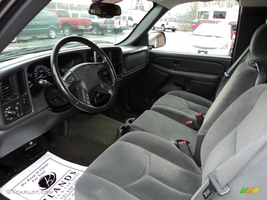 Dark Charcoal Interior 2007 Chevrolet Silverado 1500 Classic LT Extended Cab Photo #45904199