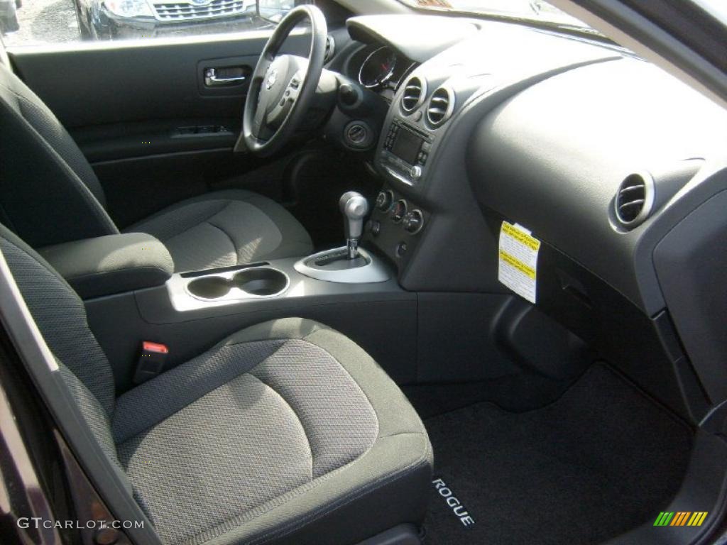 Black Interior 2011 Nissan Rogue SV AWD Photo #45904466