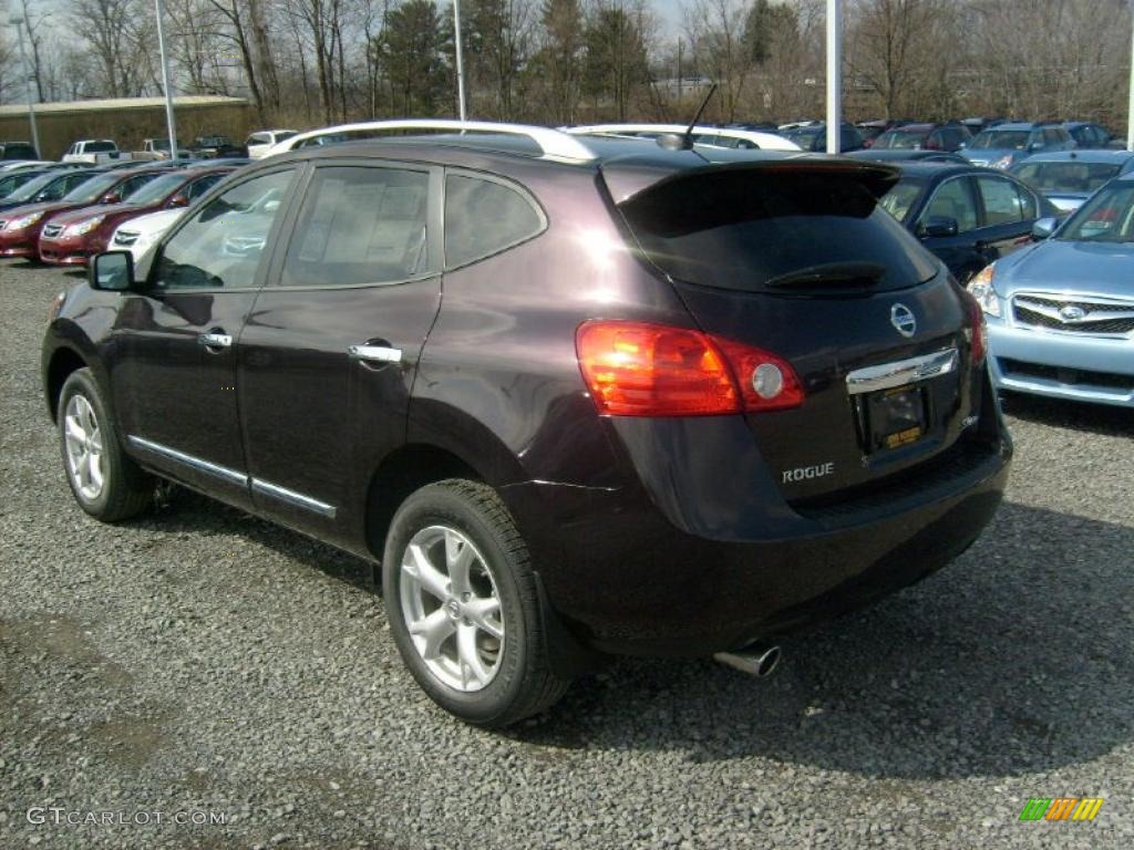 2011 Rogue SV AWD - Black Amethyst / Black photo #7