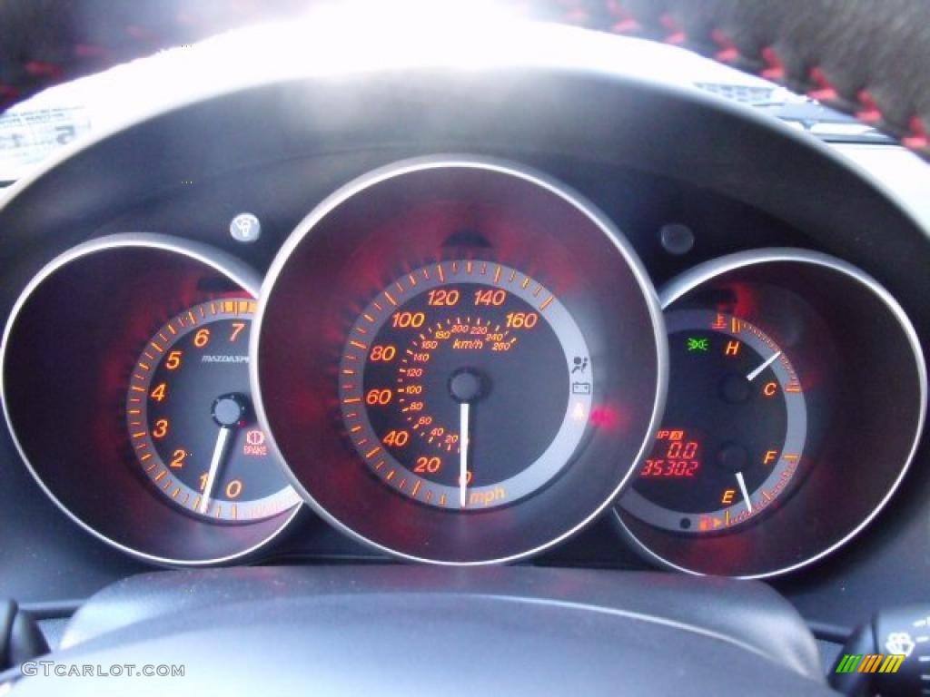 2008 Mazda MAZDA3 MAZDASPEED Grand Touring Gauges Photo #45904490