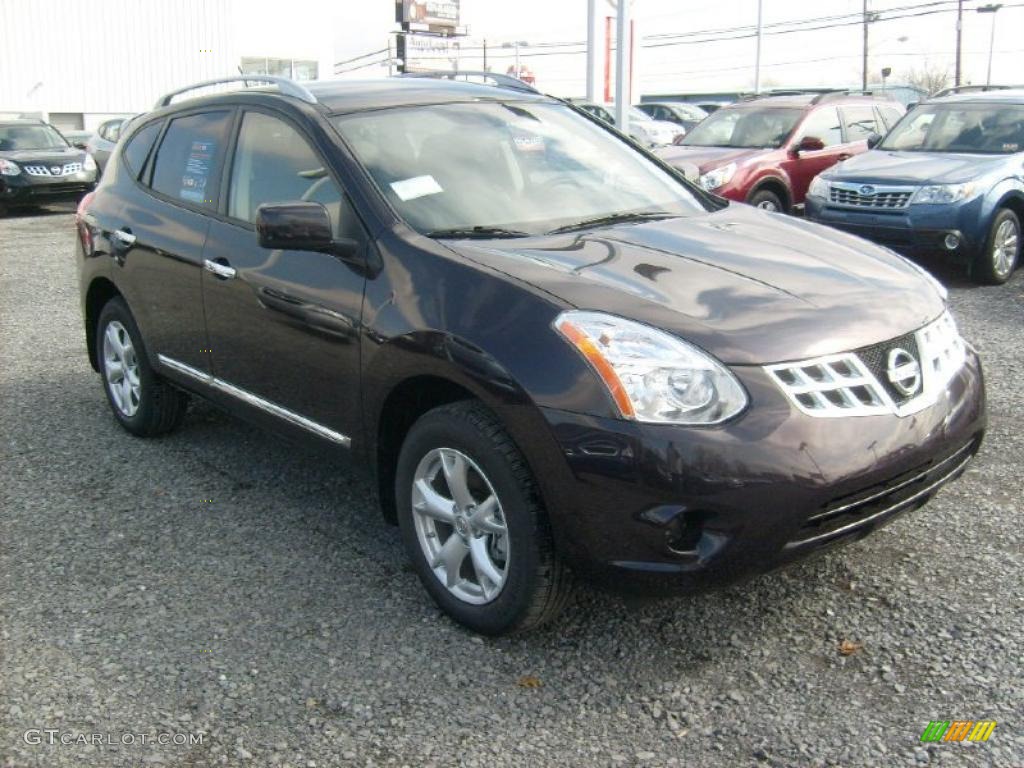 2011 Rogue SV AWD - Black Amethyst / Black photo #10