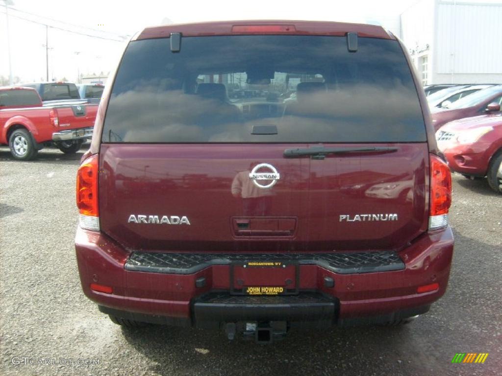 2011 Armada Platinum 4WD - Tuscan Sun / Almond photo #8