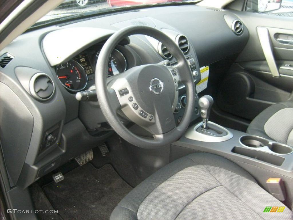 Black Interior 2011 Nissan Rogue SV AWD Photo #45904562