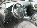 Black 2011 Nissan Rogue SV AWD Interior Color