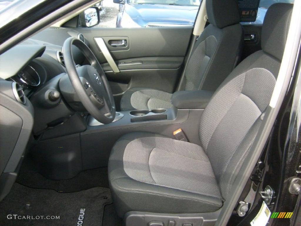 2011 Rogue SV AWD - Wicked Black / Black photo #3