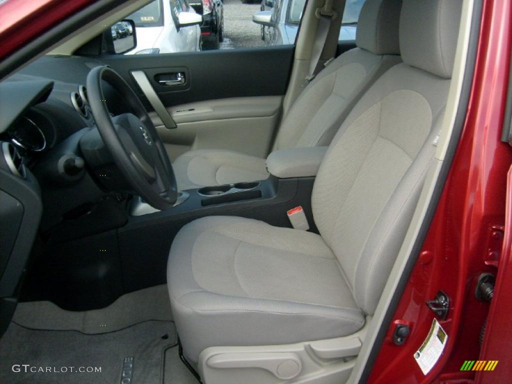 2011 Rogue S AWD - Cayenne Red / Gray photo #3