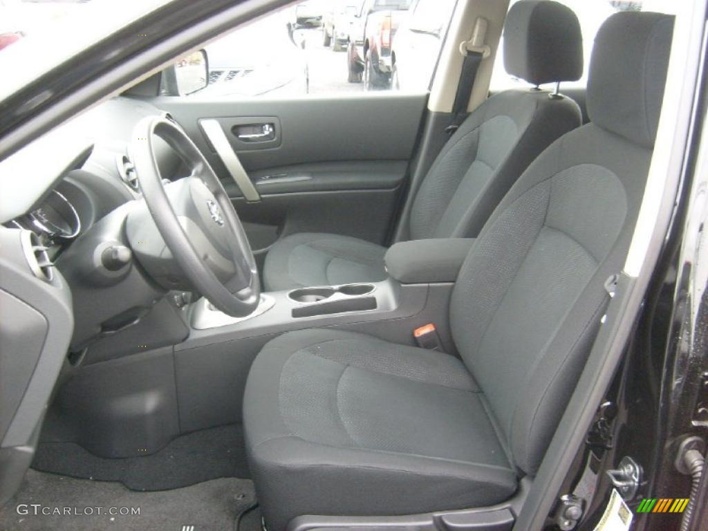 2011 Rogue S AWD - Wicked Black / Black photo #3