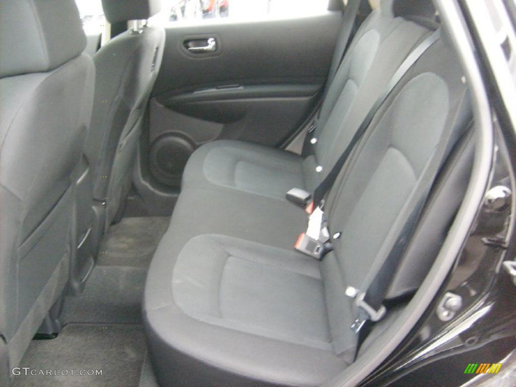 2011 Rogue S AWD - Wicked Black / Black photo #4