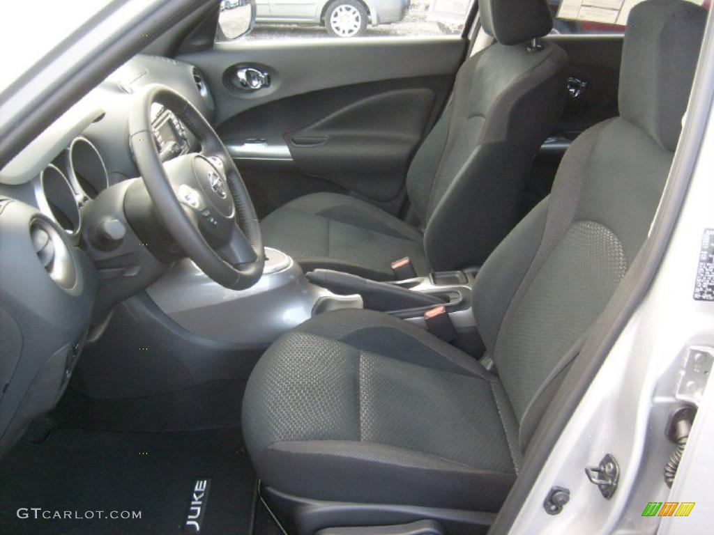 Black/Silver Trim Interior 2011 Nissan Juke SV AWD Photo #45904976