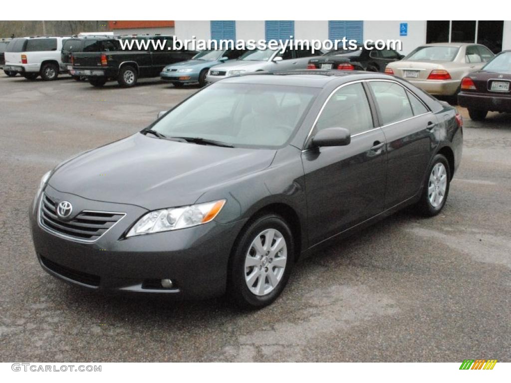 2008 Camry XLE V6 - Magnetic Gray Metallic / Bisque photo #1