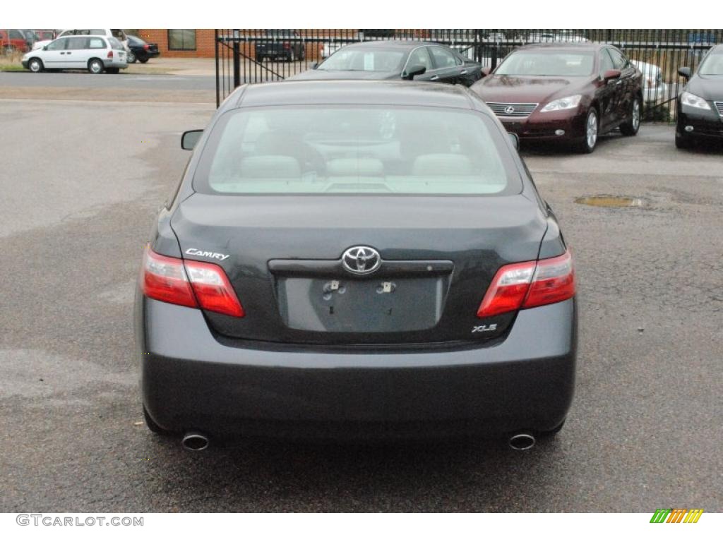 2008 Camry XLE V6 - Magnetic Gray Metallic / Bisque photo #4