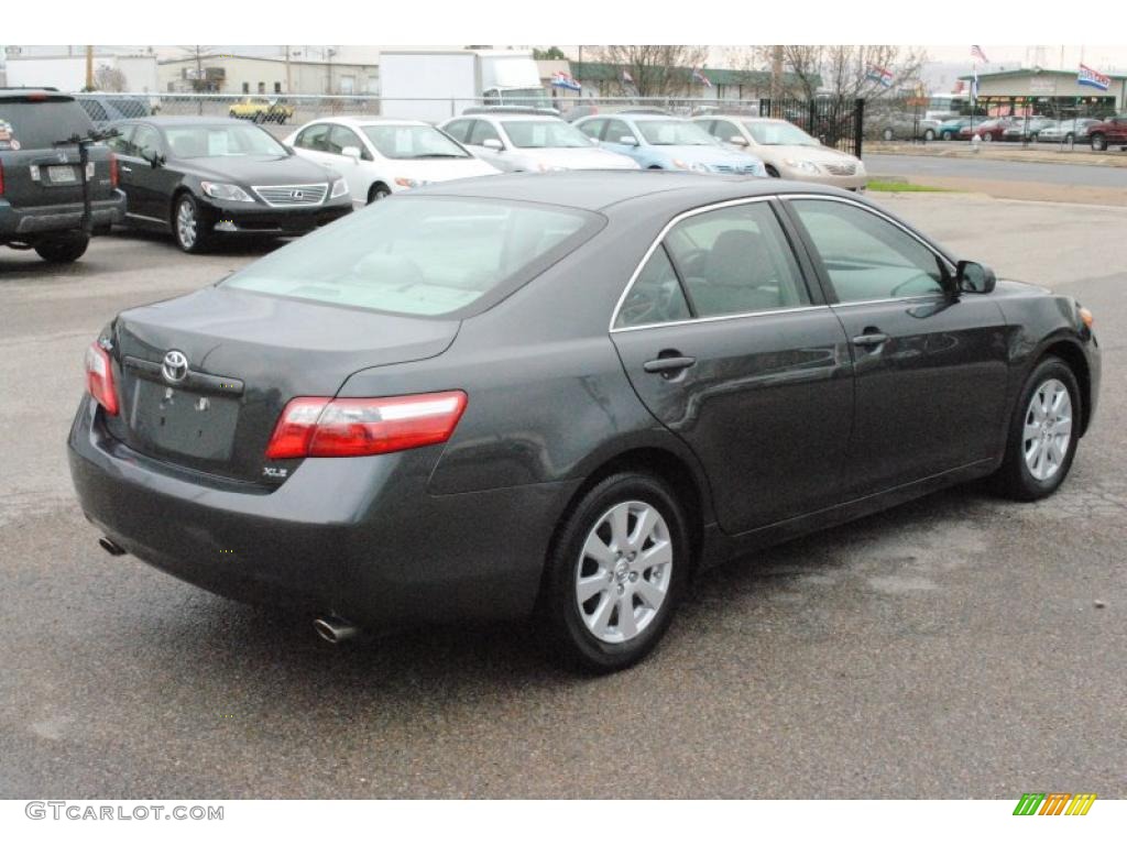 2008 Camry XLE V6 - Magnetic Gray Metallic / Bisque photo #5