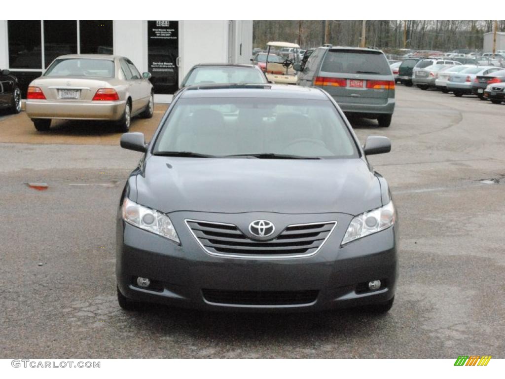 2008 Camry XLE V6 - Magnetic Gray Metallic / Bisque photo #8