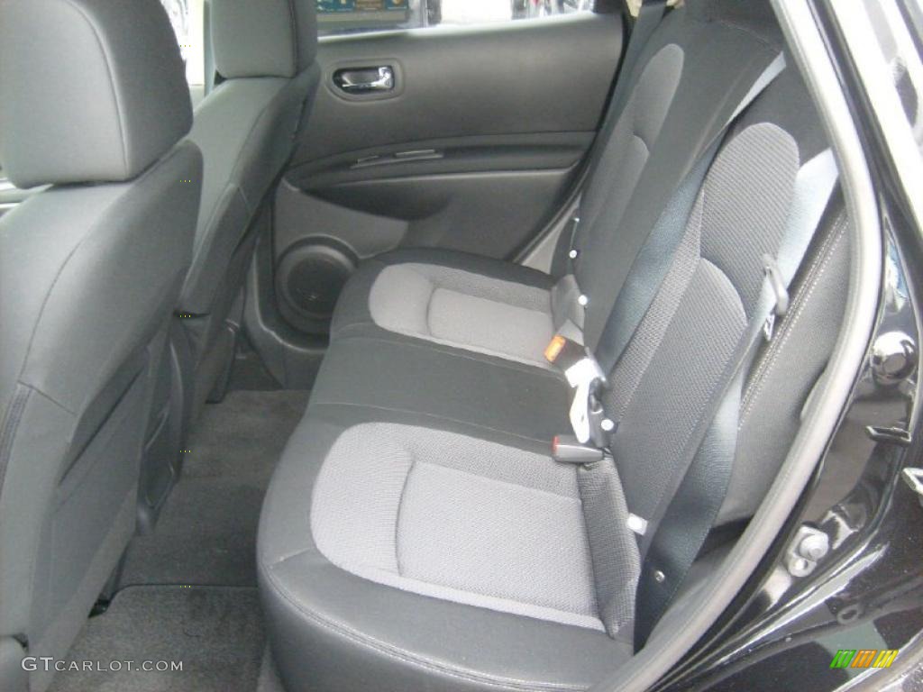 Black Interior 2011 Nissan Rogue SV AWD Photo #45905165