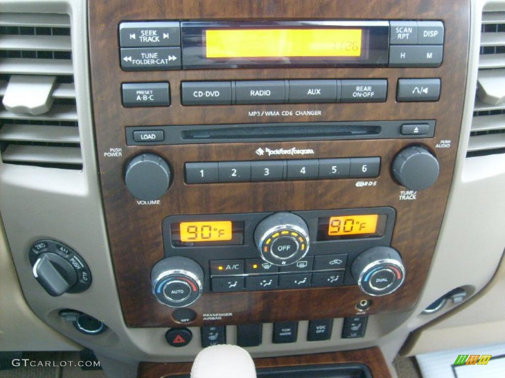 2011 Nissan Titan SL Crew Cab 4x4 Controls Photo #45905351