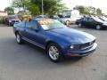 2007 Vista Blue Metallic Ford Mustang V6 Deluxe Coupe  photo #1