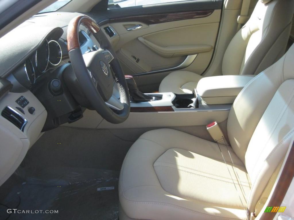 Cashmere/Cocoa Interior 2011 Cadillac CTS 4 3.0 AWD Sedan Photo #45906188