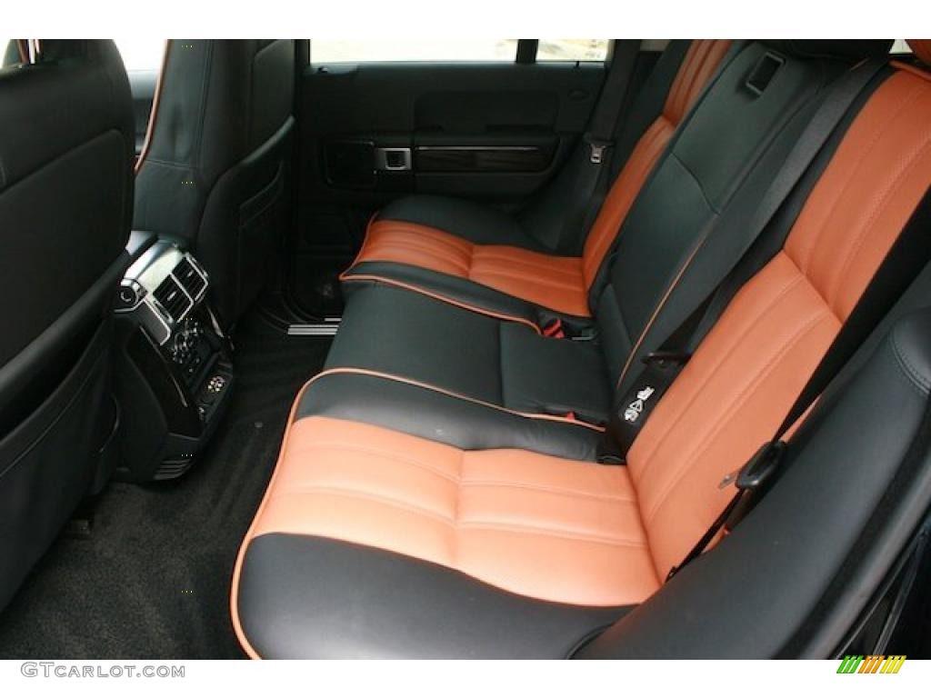 Westminster Jet Black/Tan Interior 2008 Land Rover Range Rover Westminster Supercharged Photo #45906344