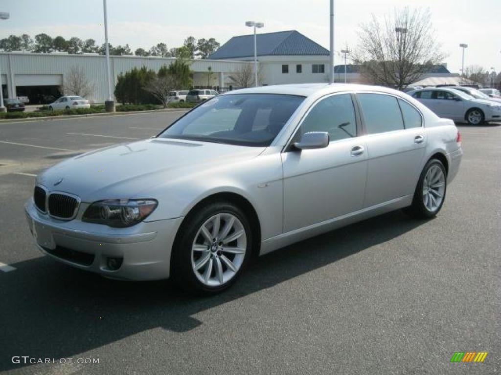 Titanium Silver Metallic 2008 BMW 7 Series 750Li Sedan Exterior Photo #45906434