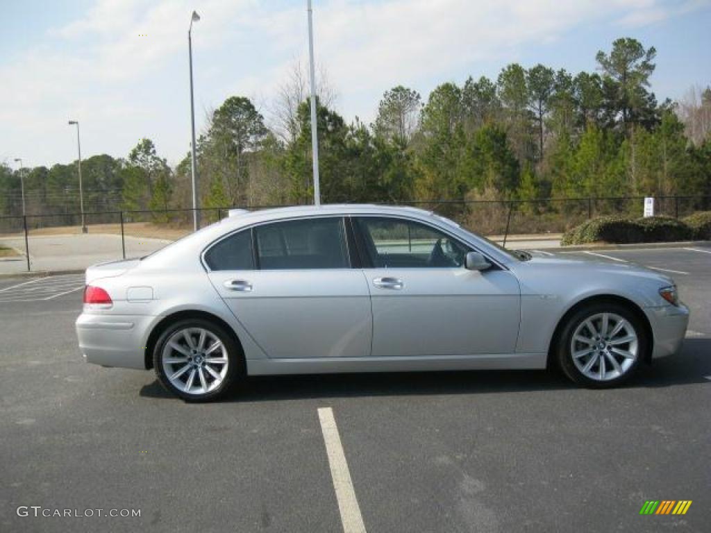 Titanium Silver Metallic 2008 BMW 7 Series 750Li Sedan Exterior Photo #45906446