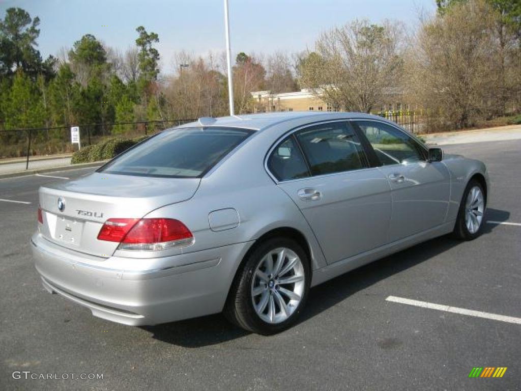 Titanium Silver Metallic 2008 BMW 7 Series 750Li Sedan Exterior Photo #45906455