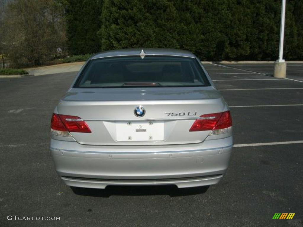 Titanium Silver Metallic 2008 BMW 7 Series 750Li Sedan Exterior Photo #45906470