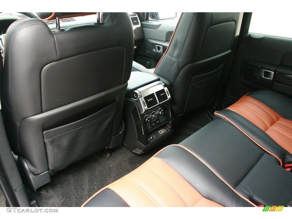 Westminster Jet Black/Tan Interior 2008 Land Rover Range Rover Westminster Supercharged Photo #45906521