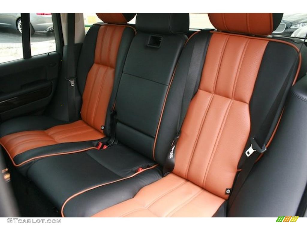 Westminster Jet Black/Tan Interior 2008 Land Rover Range Rover Westminster Supercharged Photo #45906557