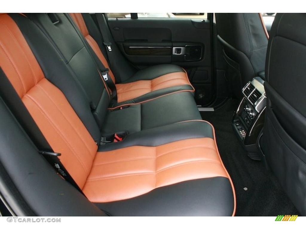 Westminster Jet Black/Tan Interior 2008 Land Rover Range Rover Westminster Supercharged Photo #45906572