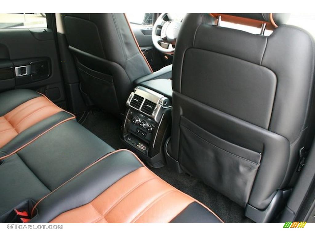 Westminster Jet Black/Tan Interior 2008 Land Rover Range Rover Westminster Supercharged Photo #45906581
