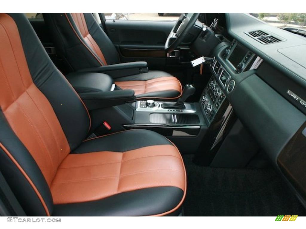 Westminster Jet Black/Tan Interior 2008 Land Rover Range Rover Westminster Supercharged Photo #45906596