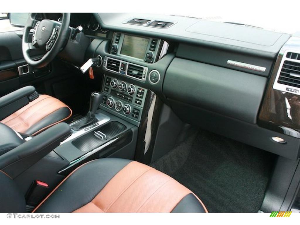Westminster Jet Black/Tan Interior 2008 Land Rover Range Rover Westminster Supercharged Photo #45906602