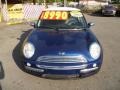 2002 Indi Blue Metallic Mini Cooper Hardtop  photo #2