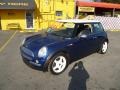 2002 Indi Blue Metallic Mini Cooper Hardtop  photo #3