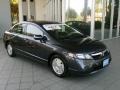 2007 Magnetic Pearl Honda Civic Hybrid Sedan  photo #2