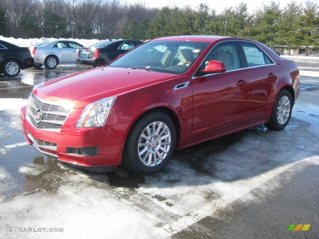 Crystal Red Tintcoat 2011 Cadillac CTS 4 3.0 AWD Sedan Exterior Photo #45907289